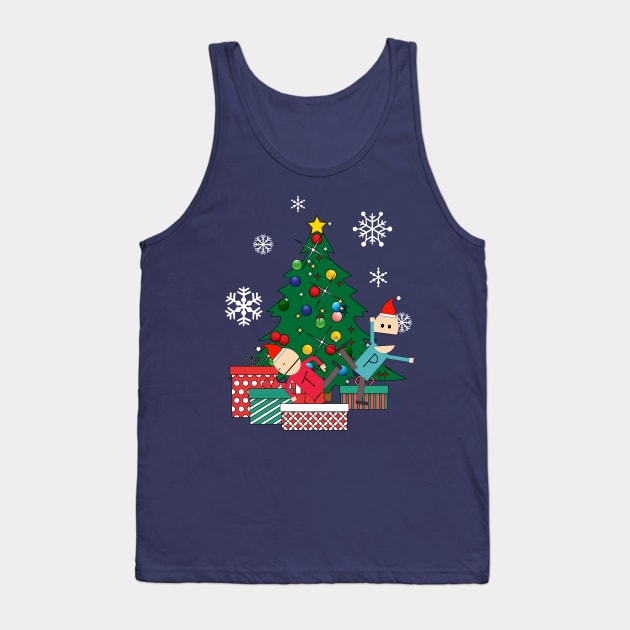 Terrance And Phillip Around The Christmas Tree Tank Top by Nova5